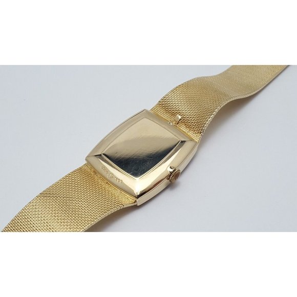 Vintage 1970s Jaeger LeCoultre 29mm Classic Cal 818/3 R7582 14K Yellow Gold 17J - Picture 12 of 16